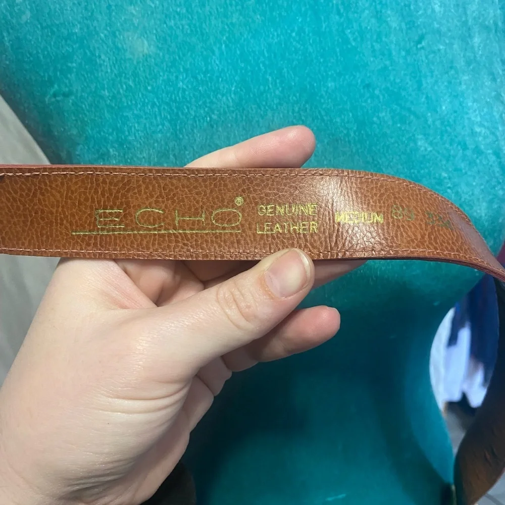 Echo: vintage leather belt 4-6